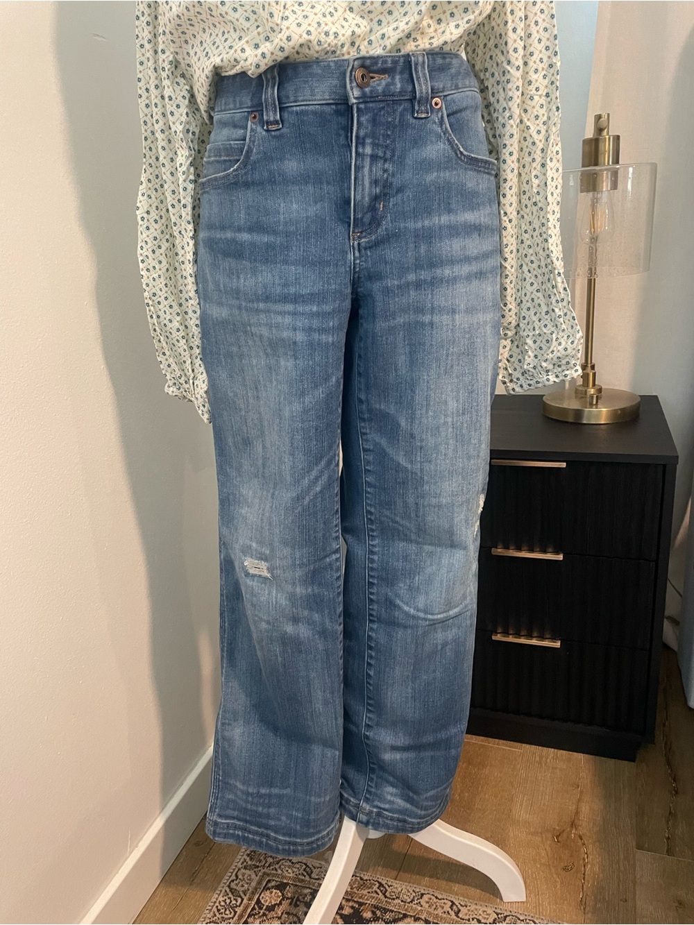 Duluth Carpenter Work Jeans Womens 8x31 Heavy Utility Denim
